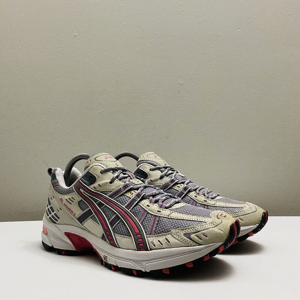 ASICS Gel - Kahana 3 Women's Running Shoes Sneakers T980N Gray/Pink Size 9.5 US